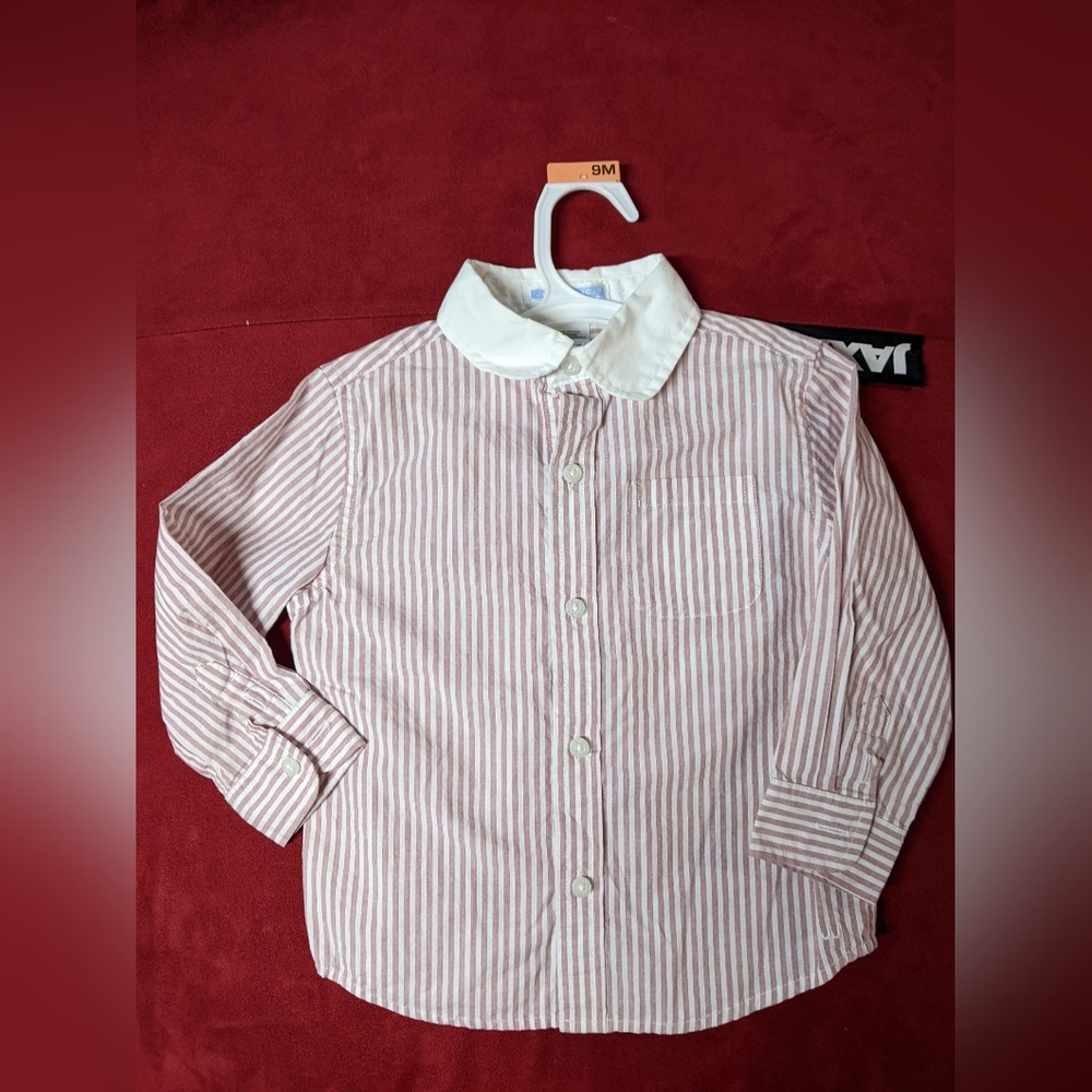 Boys Janie and Jack 18-24 Months striped button down shirt